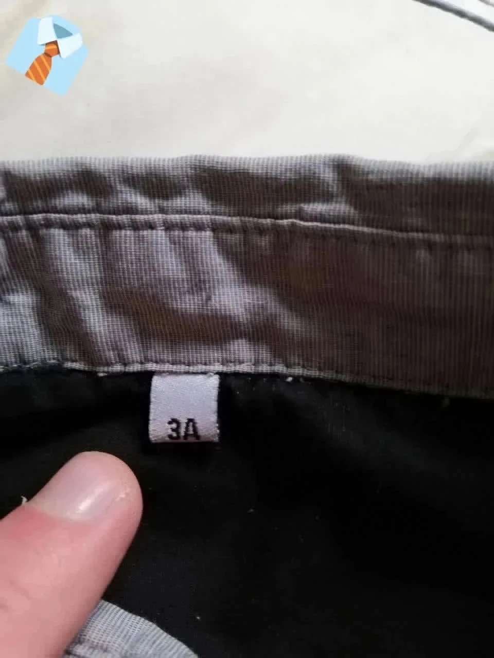 Camisa Abotoada Cinza 3 Anos Bom estado Chique Infantil – photo 3